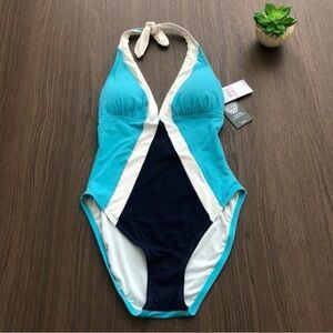 Vince Camuto Deep Sea One Piece Swimsuit size 10